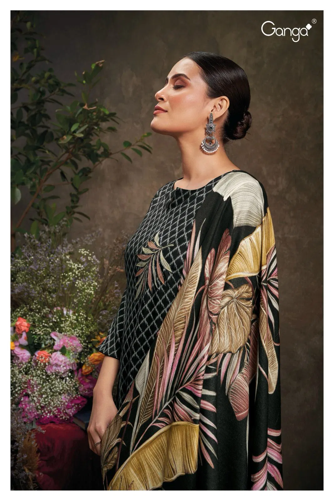 Wayan 2027 By Ganga winter Wear Pashmina Dress Material